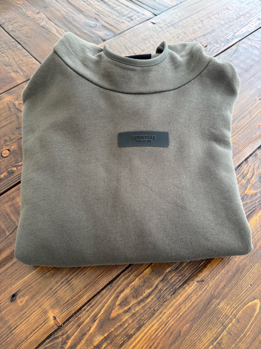 Fear of God ESSENTIALS Oversized Hoodie Dark Taupe Brown